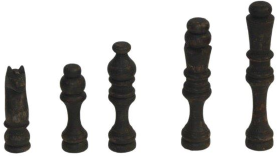 Schaakset zwart www.dehebberij.nl