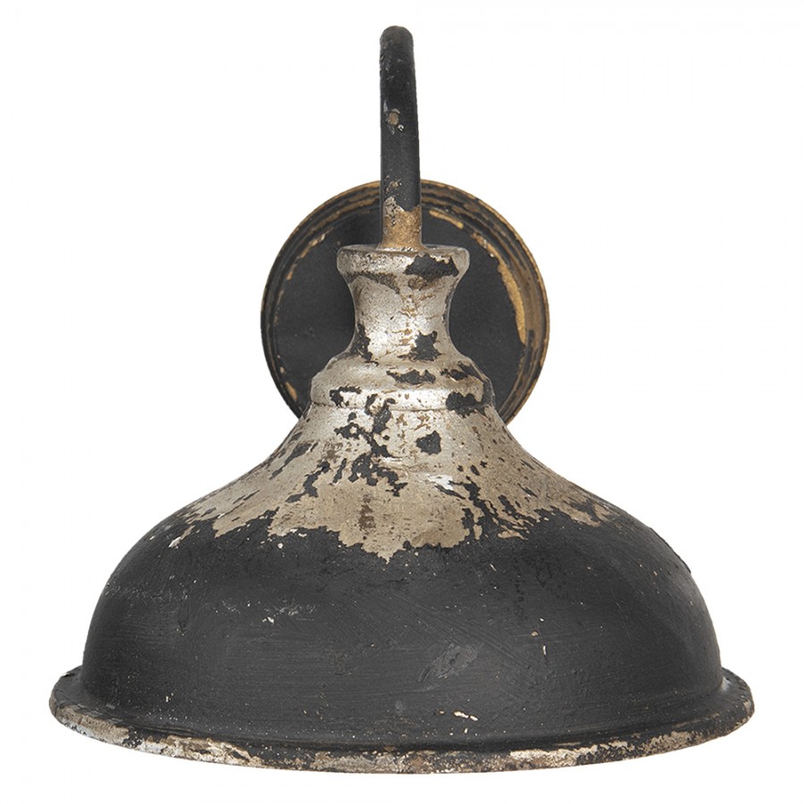 Wandlamp bruin sleets ijzer rechthoek de Hebberij 1