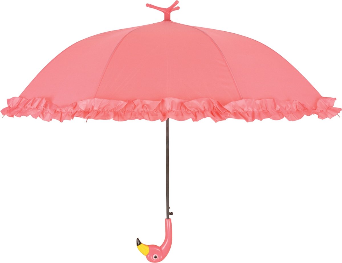 paraplu flamingo roze