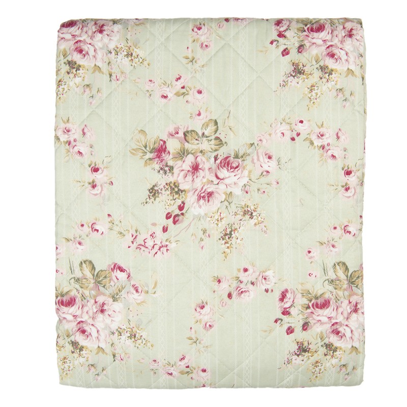 quilt groen roze bloemen 2 www.dehebberij.nl