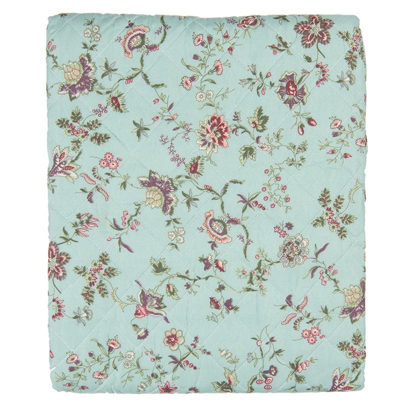 quilt turquoise blauw bloem 2 www.dehebberij.nl