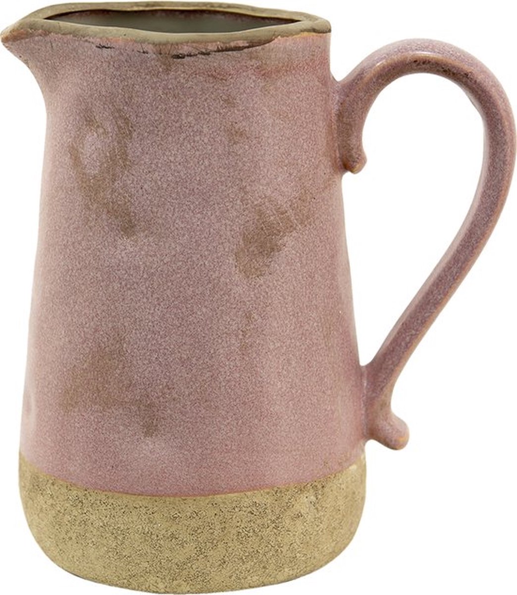 schenkkan roze beige